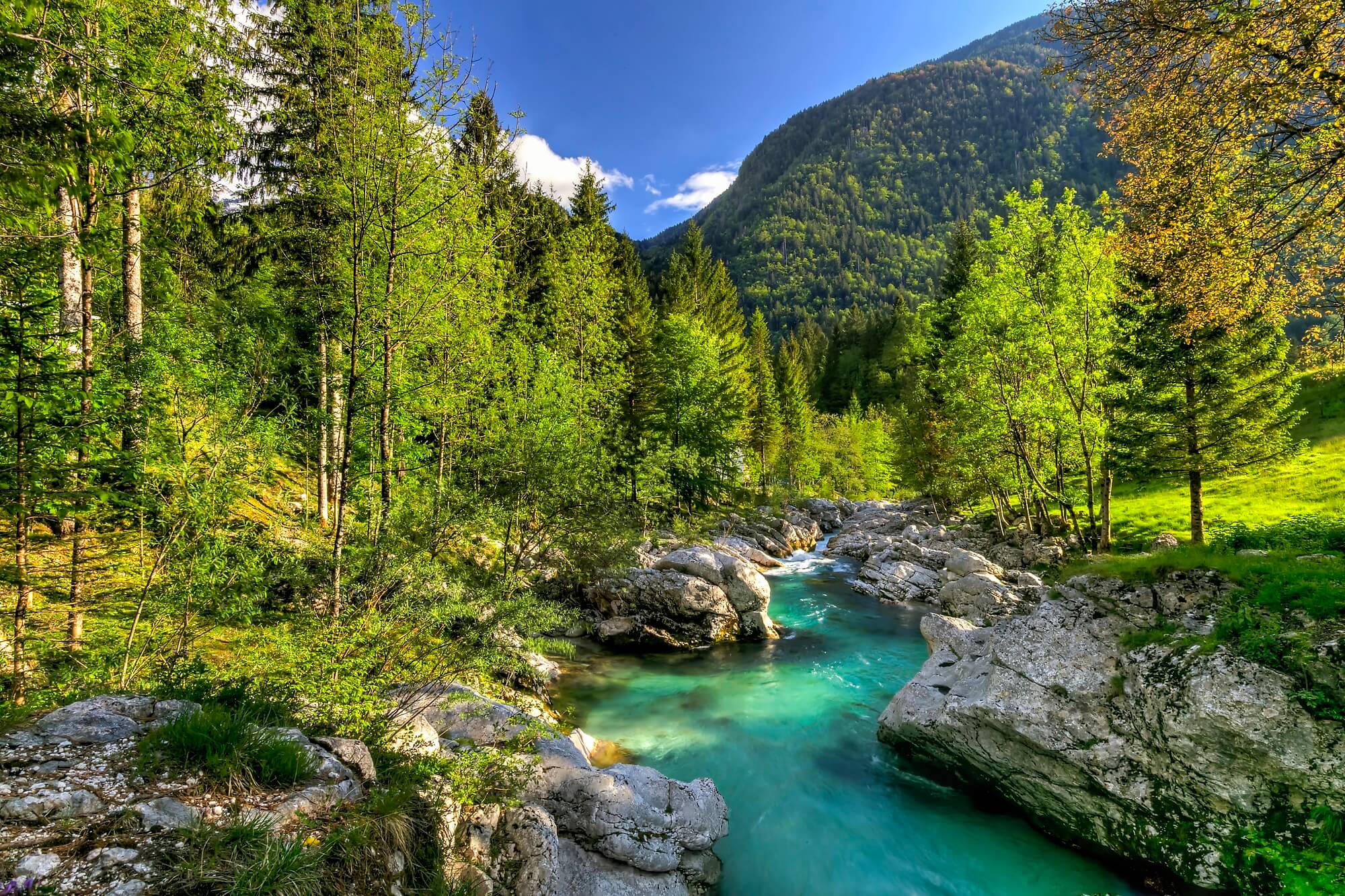 KNM Travel, Green and safe travel, Slovenia, Soča valley