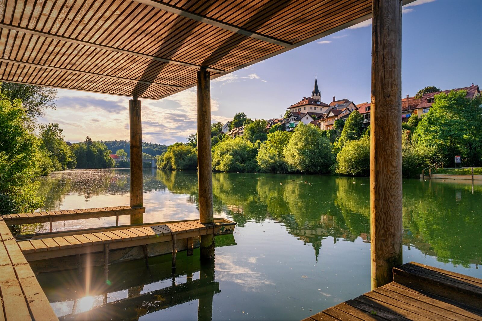 KNMtravel DMC, Slovenia, Krka river, Novo mesto, Rudolf's raft